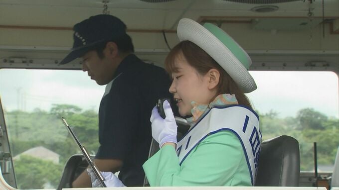 「鳥取しゃんしゃん鈴の音大使」が一日海上保安署長に　海上パトロールで不法投棄防止など呼びかけ|TBS NEWS DIG