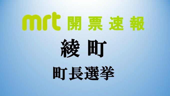 綾町長選挙　新人　松本俊二氏が初当選　|　MRTニュース ｜ ＭＲＴ宮崎放送