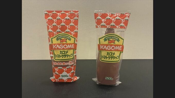 カゴメ「ケチャップ」のパッケージデザイン変更へ　トマトのイラストを減らし透明部分を増やす