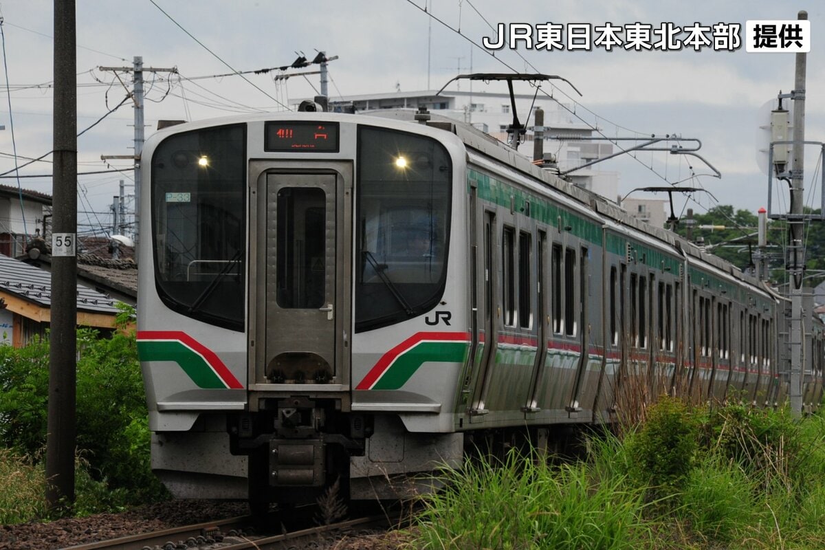 JR在来線E721系の2編成 台車枠にまた「ひび」見つかる 東北本線や仙山
