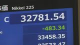 【速報】日経平均株価終値3万2781円 483円安 利益確定売り 円安進む 1ドル=143円台前半|TBS NEWS DIG