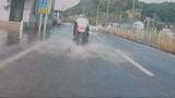 【スクープ投稿】晴れているのに道路が水没…車は塩まみれ　視聴者が捉えた大村湾沿いの「冠水」その原因は？　|　長崎のニュース | 天気 | NBC長崎放送