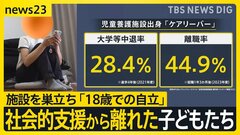 児童養護施設などを巣立って…「ケアリーバー」となった若者たち “孤独”“不安”を一人で抱えないで！自立への課題と必要な支援とは【news23】| TBS CROSS DIG with Bloomberg