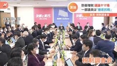 防衛増税めぐる自民党の議論大詰め　増税開始は「2024年以降」　税調会長の一任取り付け| TBS CROSS DIG with Bloomberg