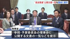 森友学園問題 財務省の決裁文書改ざん問題をめぐり 公開する文書の一覧など国会に提示| TBS CROSS DIG with Bloomberg