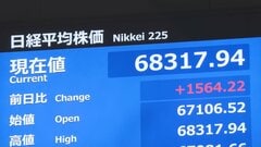 日経平均 一時1500円超値上がりで6万8000円台回復　AI・半導体関連に買い注文　8月中旬以来約1か月半ぶり| TBS CROSS DIG with Bloomberg
