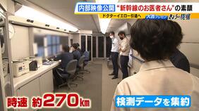 『ドクターイエロー』内部取材の秘蔵映像　走りながら「こんなに近くで見られる！？」車両の中に階段…その上に特別な座席が１つ|TBS NEWS DIG