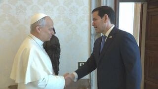 ルビオ国務長官　トランプ政権と関係悪化のローマ教皇レオ14世と会談　国務省「アメリカとローマ教皇庁の強固な関係を改めて示すもの」| TBS CROSS DIG with Bloomberg