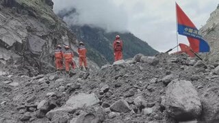 ネパール中国の土石流　中国側の死者が31人に　両国合わせて5000人以上が行方不明| TBS CROSS DIG with Bloomberg
