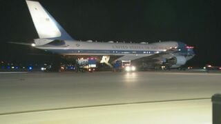 トランプ大統領　専用機エアフォース1に「電気系統の軽微な問題」 スイスでのダボス会議に向け離陸直後に引き返すトラブル| TBS CROSS DIG with Bloomberg