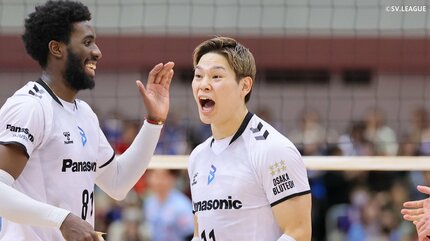 西田有志擁する首位・大阪ブルテオン連敗ストップ 13日最終戦、勝てば