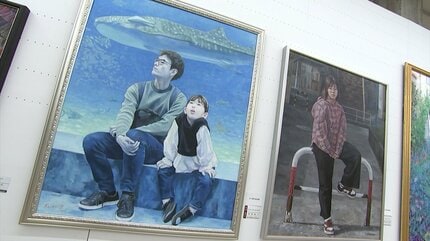 多彩なジャンルの絵画を集めた美術団体「創元会」の作品展 自由な