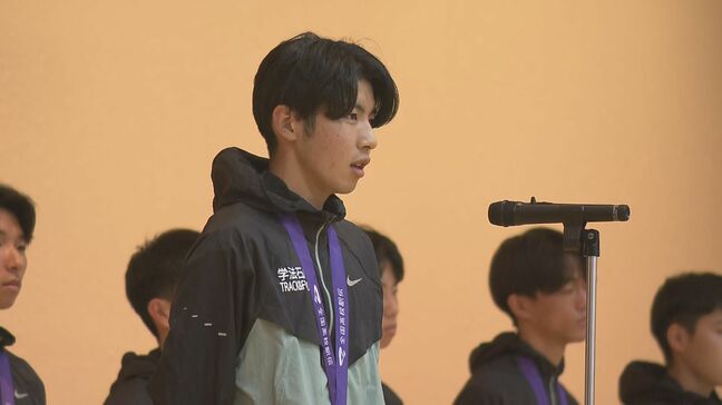 「やっと嬉しさと苦しさがつり合った」学法石川が母校で優勝報告　増子選手は来春早大へ「箱根駅伝優勝に貢献したい」福島【全国高校駅伝2025】|TBS NEWS DIG