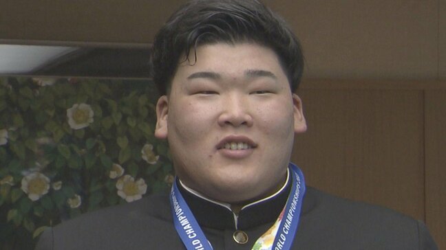 身長180cm・体重140kg 動物を愛する17歳が相撲で“世界一”に　眼差しは優しく、見据えるのは「2連覇」|TBS NEWS DIG