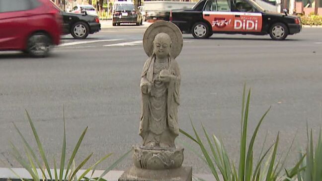 「この街をまた守ってほしい」帰ってきた「天神地蔵」　再開発で移設も、ワンビル前に|TBS NEWS DIG