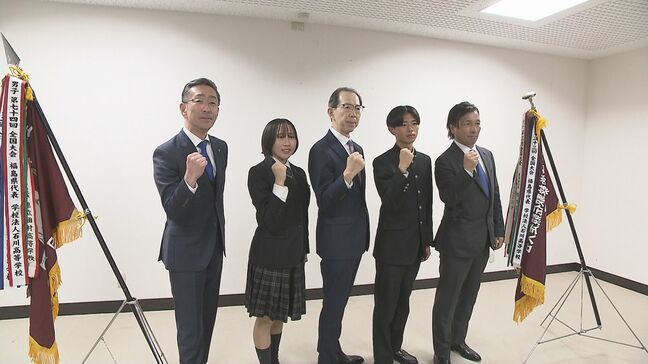 「上の順位を狙っていきたい」都大路へ意気込み 学法石川高校陸上部が内堀知事訪問 福島|TBS NEWS DIG