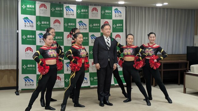 「目標は表彰台の一番高いところです」全国大会に出場する盛岡チアダンスクラブ煌が盛岡市長を表敬訪問　|TBS NEWS DIG