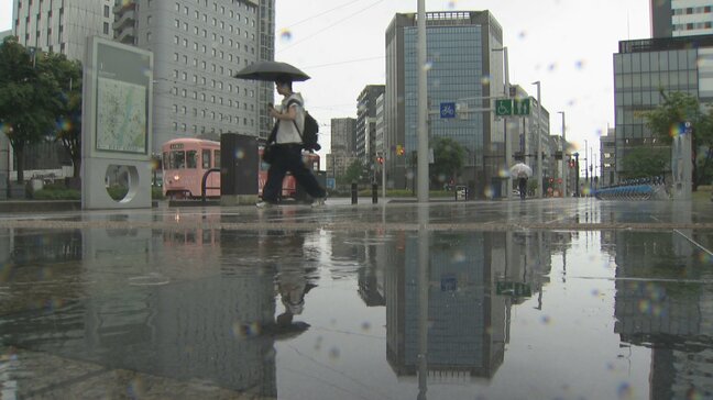 前夜からの雨 残る富山市内 次第に雨は弱まるも気温上昇で蒸し暑く【雨と風のシミュレーション】前線を伴う低気圧の影響でまとまった雨|TBS NEWS DIG