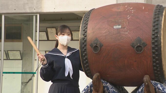 かつて早朝登校競い合った伝統の「暁の太鼓」遊学館高校 創立記念日に自主清掃　|　石川県のニュース｜MRO北陸放送