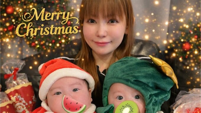 【 中川翔子 】　双子の息子と初めてのクリスマス　「こんなにしあわせなクリスマスがあるのかと感動しました」|TBS NEWS DIG