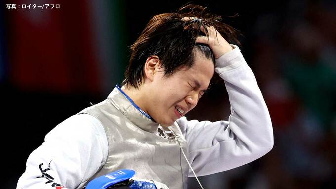 フェンシング・大学生の飯村一輝が4位、男子フルーレ個人で太田雄貴以来16年ぶり表彰台まで一歩及ばず　格上に大健闘も【パリ五輪】|TBS NEWS DIG
