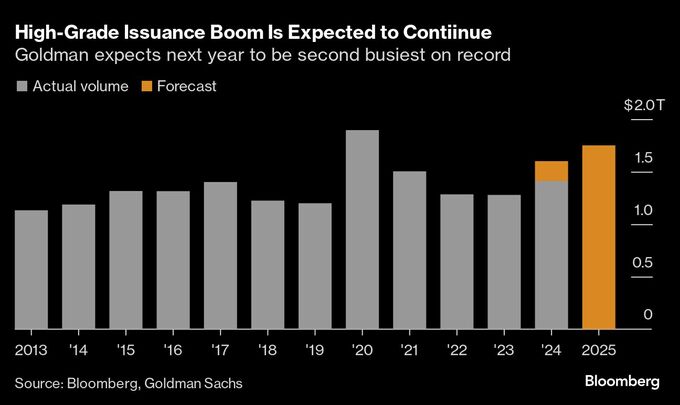 ゴールドマンのファイン氏、社債発行ラッシュは2025年も続く見込み