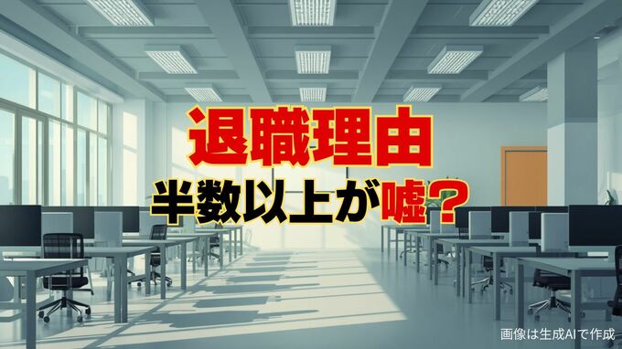 退職理由…半数以上が嘘？本音を隠して退職するリアル　一番多い建前は「家庭の事情」、本当の理由は「職場環境」や「給与への不満」　本音を言い出せない社員のリアル|TBS NEWS DIG
