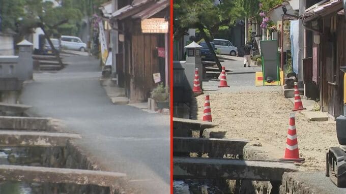 「CGを使わず当時のような道を撮影できたら」映画「遥かな町へ」撮影に…アスファルト舗装を剥いで昭和30年代を演出　鳥取県倉吉市|TBS NEWS DIG