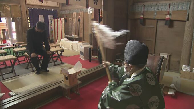 受験生の願掛けに富山県産のコメ　早生品種の「てんたかく」で「試験の点数高くとる…」　難関突破米のおはらい　富山　|　富山のニュース｜天気・防災｜チューリップテレビ