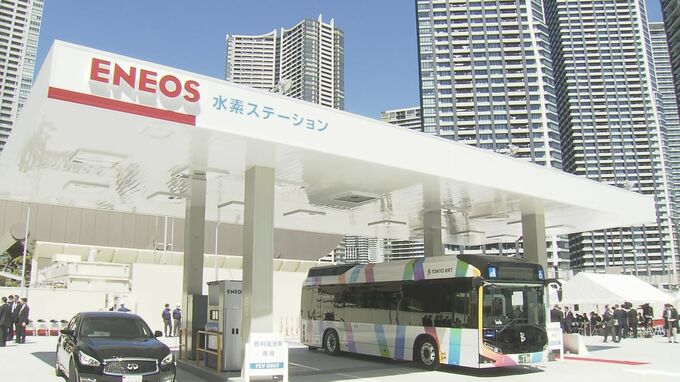 東京五輪の選手村跡地に国内最大級の「水素ステーション」誕生　水素でつくる電力を「晴海フラッグ」で活用　脱炭素化に貢献|TBS NEWS DIG