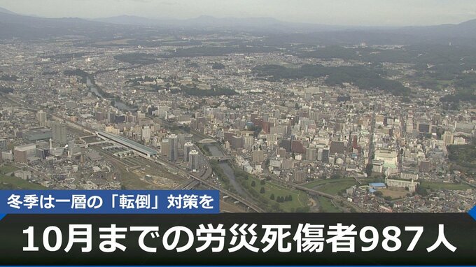 労災死傷者987人　建設業・林業などで9人死亡　今年10月までの岩手県内　冬季は一層の「転倒」対策を|TBS NEWS DIG
