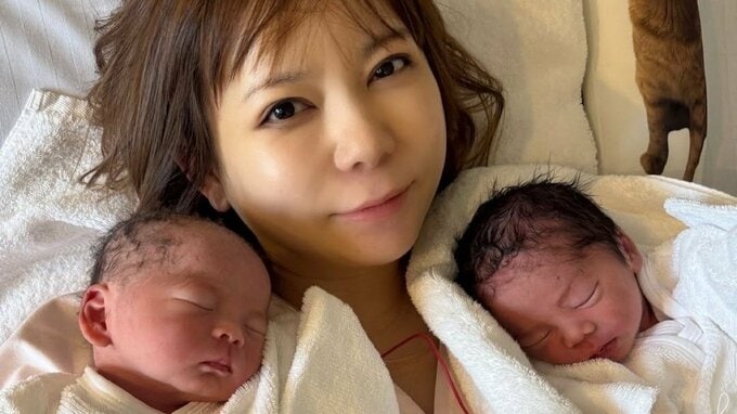 【 中川翔子 】　双子出産を報告「名前を呼べるしあわせ　大好きだよ」二人とも2600g越え「人生かけて守っていきたい」|TBS NEWS DIG