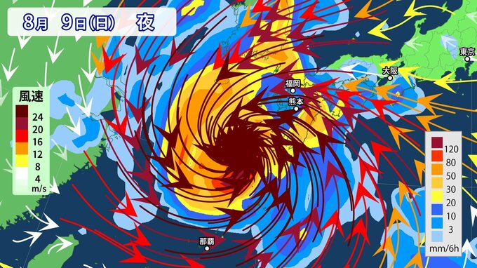 【台風情報】大型で非常に強い「台風13号（ドルフィン）」　週末は沖縄直撃後に進路を北寄りへ 九州への影響は？【気象庁・雨風の予想シミュレーション】|TBS NEWS DIG