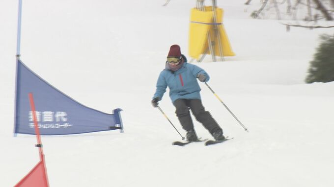 「まるで競技選手になったみたい！」ハイスピードカメラでポール通過の様子撮影　猪苗代スキー場・福島|TBS NEWS DIG