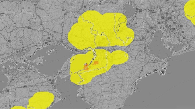 【近畿地方】大気の状態が非常に不安定に…25日夜のはじめ頃にかけて局地的に雷を伴って非常に激しい雨の降る所がある見込み【雨シミュレーション】土砂災害、竜巻などの激しい突風や落雷にも注意|TBS NEWS DIG
