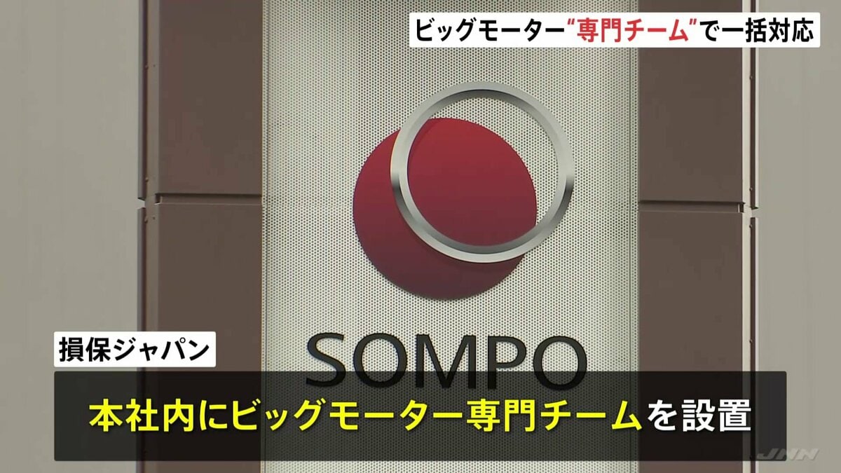 損保ジャパン　ビッグモーター“専門チーム”で一括対応 「簡易査定」も　金融庁が査定の実態を調査