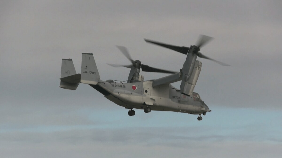 オスプレイ】長崎県の離島空港で初めて五島・福江空港に飛来 特定利用