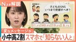 子どもがスマホで「知らない人とやりとり」小中高2割、保護者は子どものSNSの内容 いつまで把握すべき?【Nスタ解説】|TBS NEWS DIG