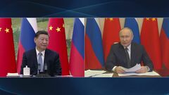 ウクライナ侵攻3年　中ロ首脳が電話会談　結束を確認| TBS CROSS DIG with Bloomberg