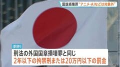 国旗損壊罪めぐり自民党PTが骨子案を了承　アニメ・AIで制作した国旗は対象外に　今国会での成立めざす| TBS CROSS DIG with Bloomberg