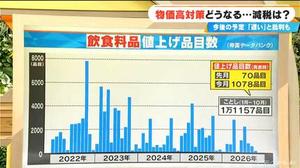 食料品の消費税減税で価格は？専門家｢価格は下がらない可能性｣ 飲食料