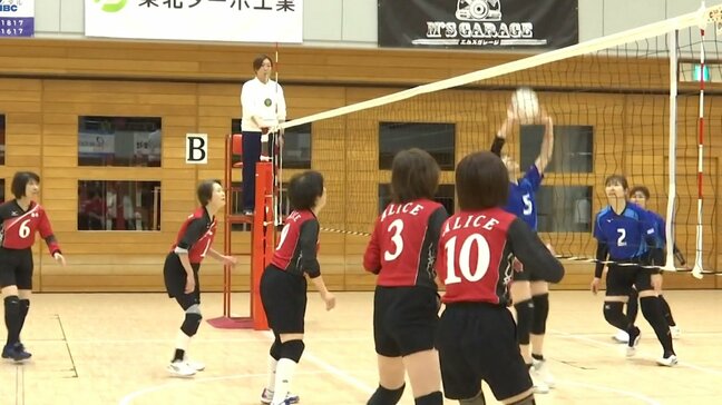 「春のママさんバレーボール大会」が開幕　岩手・滝沢市|TBS NEWS DIG
