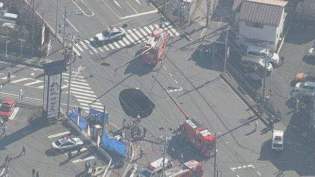 「硫化水素によって腐食した下水道管」が原因か…埼玉・八潮の道路陥没事故、原因究明委員会が中間報告取りまとめ|TBS NEWS DIG