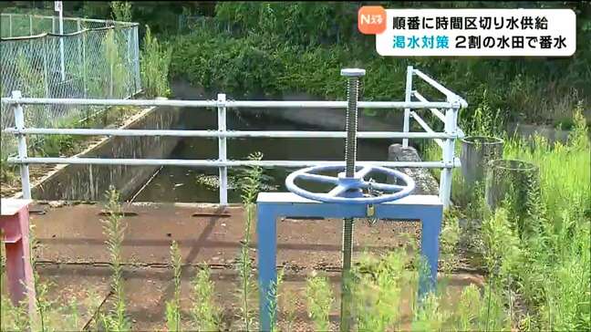 「何とか末端まで水が届けられるよう」渇水の流域では農業用水の「番水」で節水　宮城・一迫川|TBS NEWS DIG