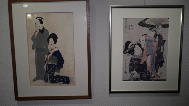 竹久夢二が集めた浮世絵展　歌川広重や喜多川歌麿などの176点　影響を受けた夢二自身の作品も【岡山】|TBS NEWS DIG