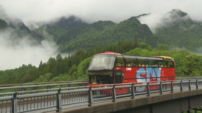 ｢バスから火が出ている｣ 期間限定の人気マウンテンバス 車両火災で当面運休 再開のめど立たず 岐阜･高山市の奥飛騨温泉郷|TBS NEWS DIG