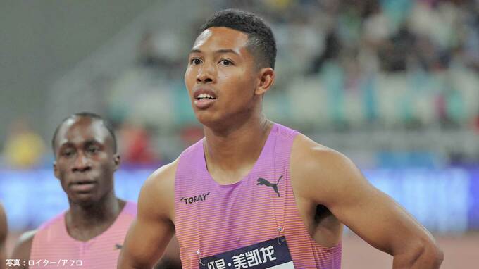 サニブラウン、今季100m初戦は10秒42の10着「ちょっとふくらはぎがつっちゃって」シンビネが1着【DL厦門大会】|TBS NEWS DIG