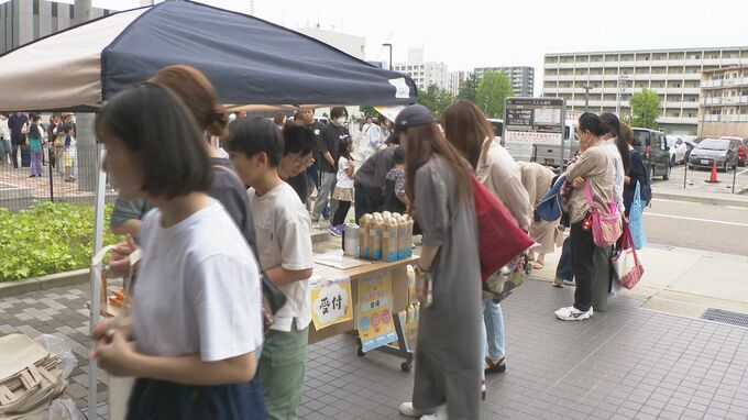 能登半島地震で被災した子育て世帯   物資提供での支援の輪広がる   金沢で「被災者応援まつり」　　|　石川県のニュース｜MRO北陸放送