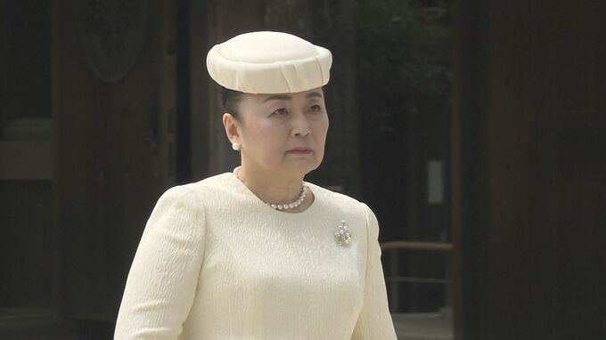 寛仁親王妃信子さまが明治神宮参拝|TBS NEWS DIG