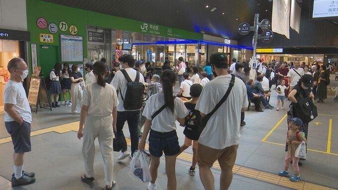 Uターンラッシュ早くもピーク　台風7号の影響で帰宅を前倒し　|　山梨のニュース | ＵＴＹテレビ山梨